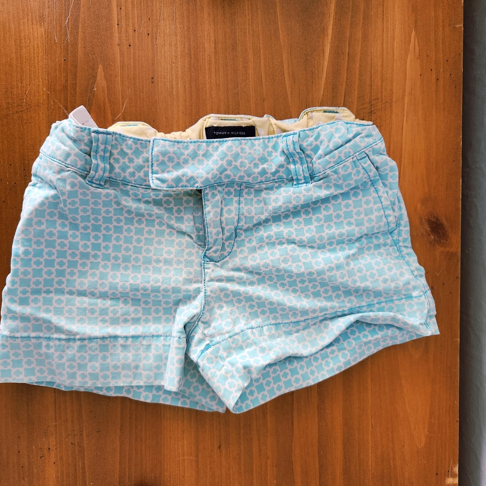 Tommy Hilfiger 4T Blue Patterned Shorts
